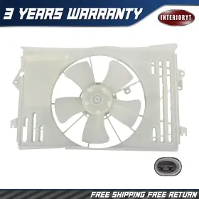 16711-0d072 Interioryt 163630d100 Radiator Cooling Motor Fan For Toyota Corolla Matrix Vibe 2003-2008