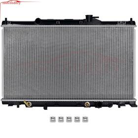 Issecondery 13060733 Aluminum Radiator 13015 For 2007-2011 Honda Element Ex/ Lx 2.4l Downflow