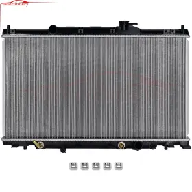 13060733 Issecondery Aluminum Radiator 13015 For 2007-2011 Honda Element Ex/ Lx 2.4l Downflow