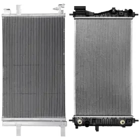 13684721 Issecondery Aluminum Radiator And Condenser Cooling Kit For 2013-2015 Chevrolet Malibu
