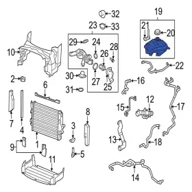 C2z11937 Jaguar Oe For Xf 2009 Engine Coolant Reservoir