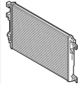 68430445aa Jeep 2019-2023 Renegade Auxiliary Radiator Oem