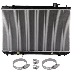 13634082 Keepcrushparts Aluminum Radiator Without Il Hose Clamps Kit For 2001-2005 2006 Toyota Highlander