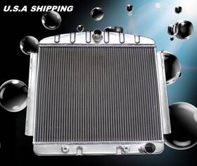 Kks Kks5556s Aluminum Radiator Fit 55-56 Plymouth Belvedere Fury Plaza Savoy Base L6 3.8l