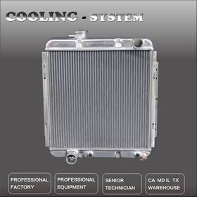 Kks Motor Sports Cc251 Kks251 Aluminum 3row Radiator Fit Ford 65-66 Mustang 60-65 Falcon V8 For 17 Inch Core