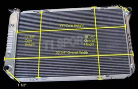 Kks Motorsports Kks547 3 Row Aluminum Radiator 80-82 Lincoln Mark Vi 81-85 Town Car 5.0 5.8 V8