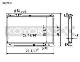 Koyo Hh012170 Koy Racing Radiators