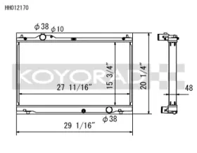 Hh012170 Koyo Koy Racing Radiators