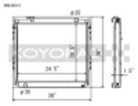 Vh010513 Koyo Koy Racing Radiators Performance Aluminum Direct Fit High Capacity