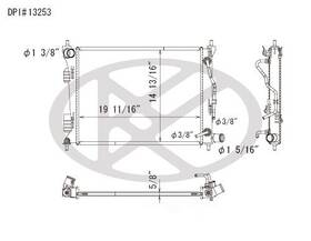 Koyorad A13253 Radiator-auto Trans Koyo