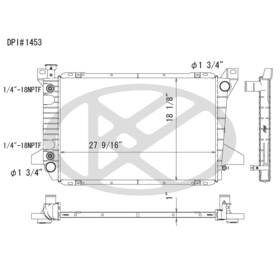 Koyorad A1453 Radiator For 85-97 Ford Bronco F-150 F-250 Hd F-350