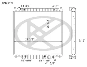 A2171 Koyorad Radiator-auto Trans Koyo