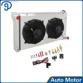 Lp709392ks Labwork 4 Row Radiator Shroud Fan For Chevy/gmc C/k 10/20/30 Series Pickup 1967-1972