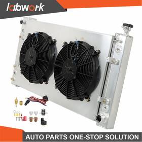 Labwork Tl29932q 3 Row Radiator Shroud Electric Fan For Chevy Gmc C/k 1500 2500 1988-1999