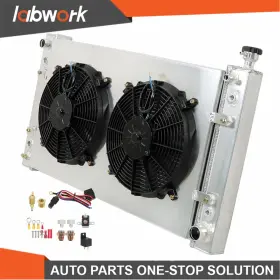 Tl29932q Labwork 3 Row Radiator Shroud Electric Fan For Chevy Gmc C/k 1500 2500 1988-1999