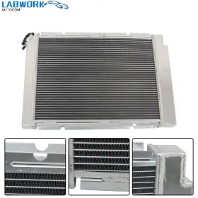 La1691703cm Labworkauto 3 Row Aluminum Radiator 1984-1988 85 86 For Pontiac Fiero Gt/se 2.5l 2.8l I4 V6