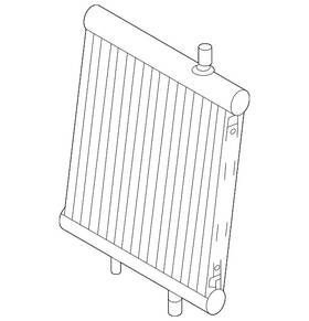 Land-rover Lr188925 Genuine Land-rover Auxiliary Radiator