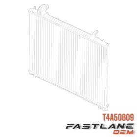 T4a50609 Land Rover 2021-2025 Jaguar F-pace Radiator Assembly New Oem