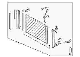 16041-0p190 Lexus Genuine Radiator Assembly