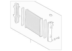 Lexus 16400-50313 Genuine Radiator Assembly