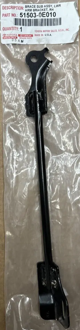 51503-0e010 Lexus Rx350 Rx500h Rx Radiator Right Support Tie Bar Brace Oem New