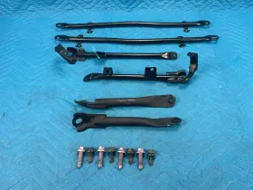 5320950070 Lexus Ls500 Radiator Support Fender Apron Bracket Brace 6pc Set 2018-2024 Oem