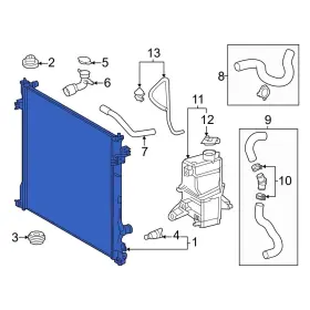 16400f0190 Lexus Oe For Tx550h 2024 Radiator