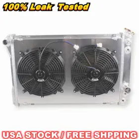 0080-2 Luxerad 3row 26 Inch Radiator&fan For 1982-1992 1985 Chevy Camaro Pontiac Firebird 5.0l 5.7l