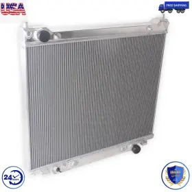 0137 Luxerad 3 Row Aluminum Radiator For 1995-97 Ford F250 F350 7.3l Powerstroke V8 Diesel