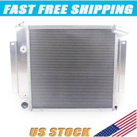 Luxerad 0187-a Direct Fit Aluminum Radiator For Scout Ii V8 Engine 1970-1981 - 3 Row Upgrade