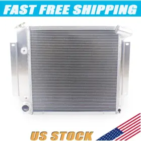 0187-a Luxerad Direct Fit Aluminum Radiator For Scout Ii V8 Engine 1970-1981 - 3 Row Upgrade
