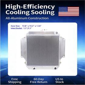 Luxerad 0189-a 2-rows Aluminum Radiator Fits Suzuki Samurai 1986 1987 1988 1.3l Manual Only
