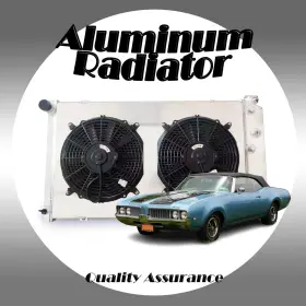 3030094 Luxerad 3 Row Radiator Shroud Fan For 1967-1972 Chevelle/gm Gto/skylark/el Camino 161