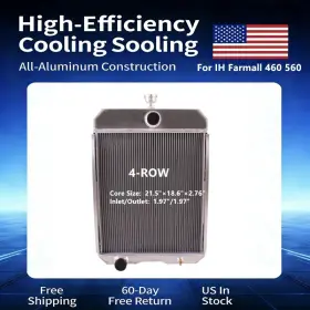370415r92 Luxerad 370414r1 4-rows Tractor Radiator For Ih Farmall 460 560 #370414r1 370413r92 370415r92 Luxerad 370414r1 4-rows Tractor Radiator For Ih Farmall 460 560 #370414r1 370413r92