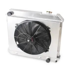 433284 Luxerad 3row Aluminum Radiator Shroud Fan For 1964-1965 Oldsmobile F85/1965-1966 Cutlass