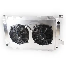 Dpi1451 Luxerad 3row Shroud 12 Inch Fan Radiator For 85-97 Ford Bronco F150/f250/f350 5.0l 5.8 7.5 V8