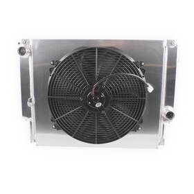 Luxerad Dpi975 Aluminum Radiator Shroud Fan For 1988-1999 Bmw E30 E36 320i 323i 325i 328i 6cyl