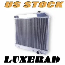 Hx032 Luxerad For 1961-1966 Pontiac Bonneville / Catalina 8 Cyl 3 Row Aluminum Radiator Cc284