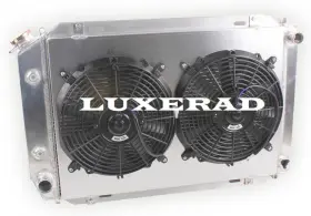 Hx116 Luxerad 3-row Radiator 12 Inch Fan Combo For 79-93 Ford Mustang Gt/lx 75-82 Granada 83-86 Ltd