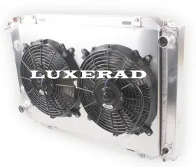 Hx116-38 Luxerad Electric Fan For 1979-1993 81 Radiator 3row Ford Mustang Foxbody 5.0l 2.3l At/mt