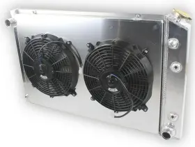 Hx66-39-67 Luxerad 4row Radiator Electric Fan For 1973-1986 Chevy Gmc C10 C20 K10 305 350 454 Motor