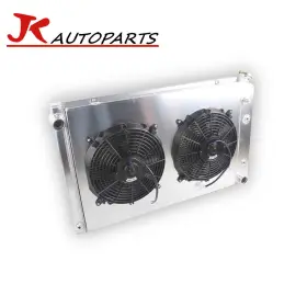 Jkssrad0182 Luxerad 4 Row Radiator Shroud&electric Fans For 1973-1986 Chevy Gmc C10 C20 K10 K20 K30