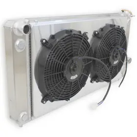 Mc1826 Luxerad 4 Row Radiator Shroud Fan For 1996-2005 Chevy S10 Blazer /gmc Jimmy 4.3l V6 Swap
