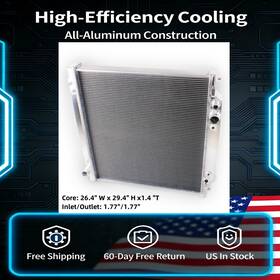Luxerad Pt8179 Direct Fit 2row Radiator For 1999-2004 Ford F250 F350 F450 Super Duty 7.3l V8