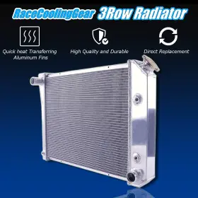 Ssrad0042 Luxerad For 1968-74 Nova/1980-87 Chevy Malibu Pontiac Grand Prix Full Aluminum Radiator Ssrad0042 Luxerad For 1968-74 Nova/1980-87 Chevy Malibu Pontiac Grand Prix Full Aluminum Radiator