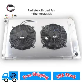 Ssrad0066 Luxerad For Chevy Gmc C/k C10 C20 30 K10 20 C2500 1973-87 3row Radiator Shroud Fan Relay