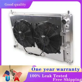 Ssrad0084 Luxerad 3row Aluminum Radiator Shroud Fan For 1997-2004 Ford Mustang Gt Svt Cobra Cc2139