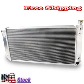 Ssrad0150-12 Luxerad 3row 34 Inch Radiator For 1988-2000 Chevy Gmc C/k 1500 2500 3500 Pickup 5.7l 7.4l V8
