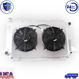 Luxerad Ssrad0159 Cc1451 New 3 Row Radiator Shroud Fan For 1985-1997 Ford F150 F250 F350 Bronco V8