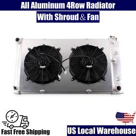Luxerad Ssrad0179 4 Row Aluminum Radiator Fit For 1968 1972 Chevy Chevelle Malibu El Camino